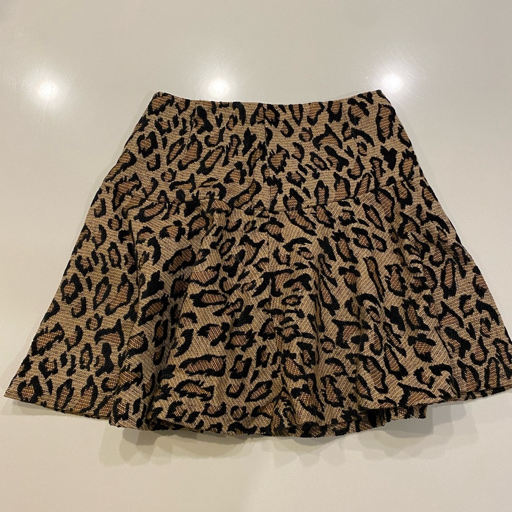 Free people cheetah skirt